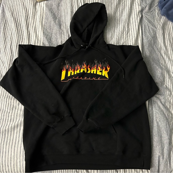 Thrasher Other - Thrasher BBQ Logo Hoodie Black Men’s Large